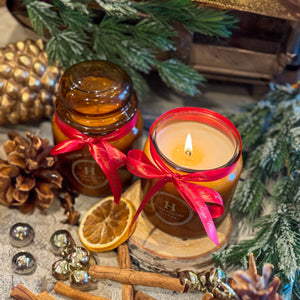 Warm Cinnamon - A cosy blend of cinnamon, clove, and vanilla - the scent of comfort and home on a chilly evening.