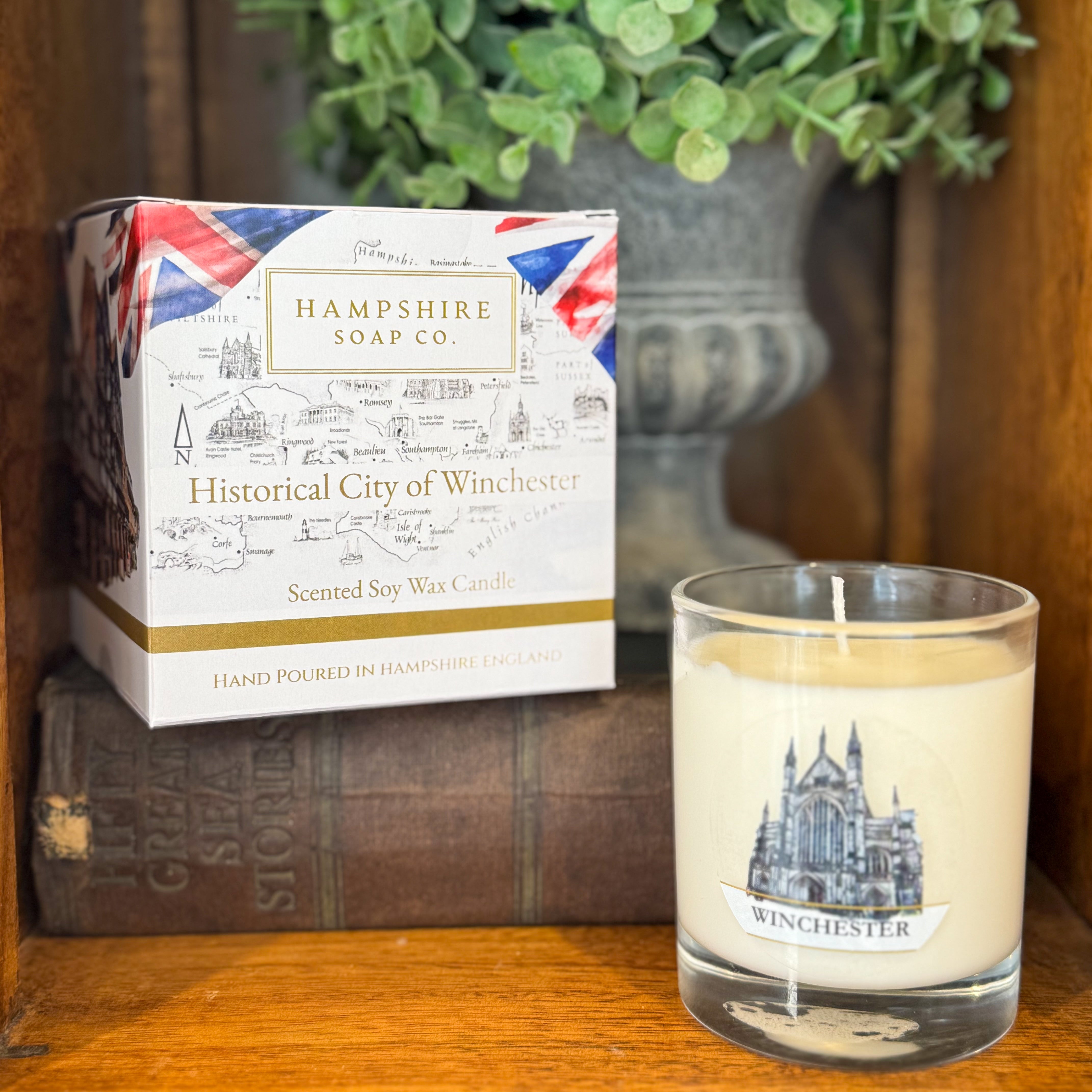 Historical City of Winchester Candle